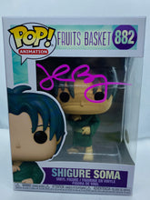 Load image into Gallery viewer, Shigure Soma 882 Fruits Basket signed by John Burgmeier in Pink with JSA CoA
