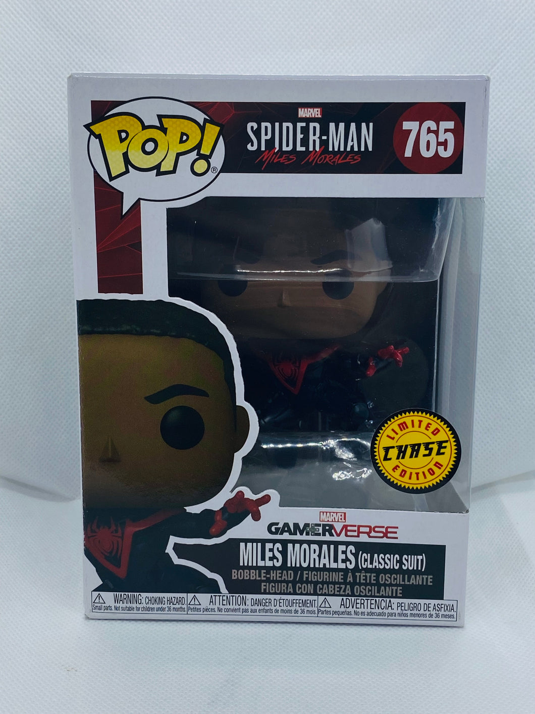 Miles Morales (Classic Suit) 765 Spider-Man Miles Morales Limited Edition Chase Funko Pop