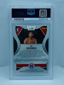 2019 Panini prizm Rui Hachimura #255 Rookie Psa 9
