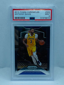 2019 Panini Chronicles Prizm Update Anthony Davis #506 PSA 9