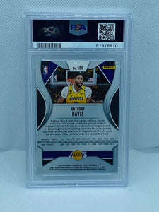2019 Panini Chronicles Prizm Update Anthony Davis #506 PSA 9