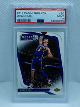 Load image into Gallery viewer, 2018-19 Panini Threads Basketball Lonzo Ball Los Angeles Lakers PSA 9
