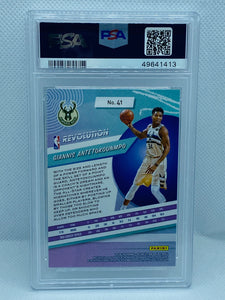 Giannis Antetokounmpo 2018 Panini Revolution PSA 9 MINT #41