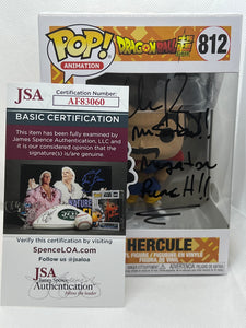 Hercule - Dragon Ball Z funko pop signed by Chris Rager with JSA CoA