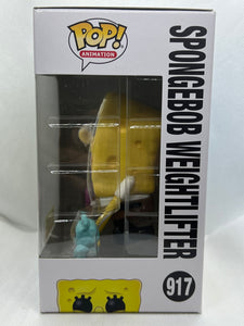 Spongebob weightlifter 917 Hot Topic Exclusive Funko Pop