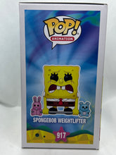 Load image into Gallery viewer, Spongebob weightlifter 917 Hot Topic Exclusive Funko Pop
