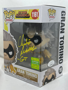 Gran Torino 1161 My Hero Academia 2022 Summer Convention Exclusive Funko Pop signed by Charles Campbell