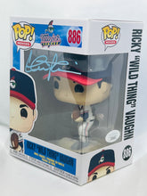 Load image into Gallery viewer, Ricky "Wild Thing" Vaughan 886 Major League Funko Pop signed by Charlie Sheen
