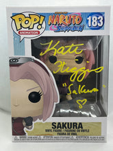 Load image into Gallery viewer, Sakura 183 Naruto Shippuden Funko Pop signed by Kate Higgins
