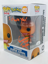 Load image into Gallery viewer, Charmander 455 Pokemon signed by Veronica Taylor with quote
