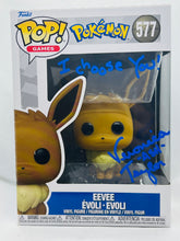 Load image into Gallery viewer, Eevee 577  Pokemon signed by Veronica Taylor with quote
