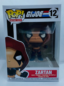 Zartan - G I Joe 12 Funko Pop (3) minor box damage 8/10