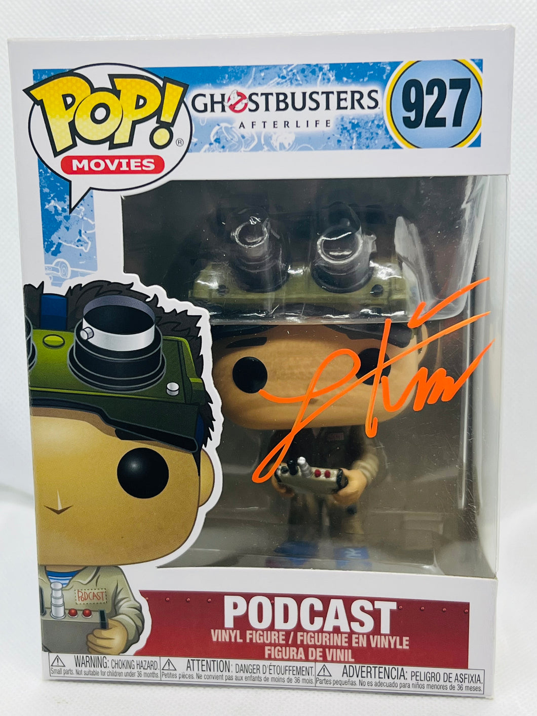 Podcast 927 Ghostbusters Afterlife Funko Pop signed by Logan Kim