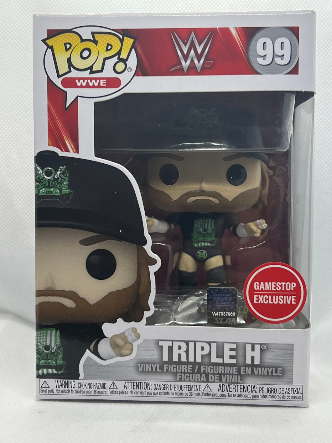 Triple H 99 WWE Gamestop Exclusive Funko Pop