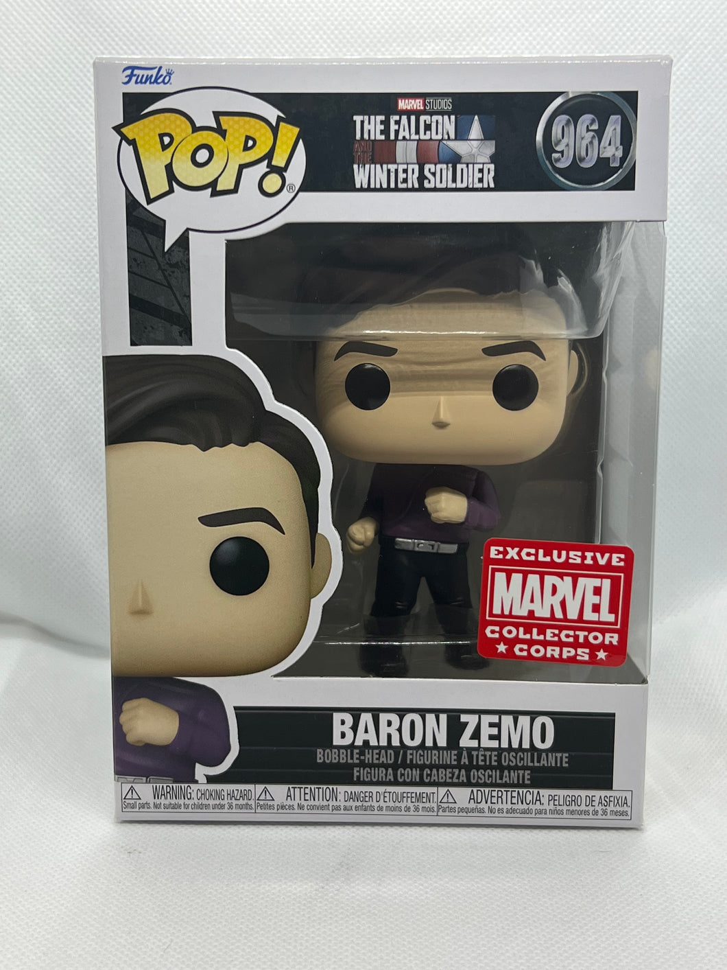 Baron Zemo 964 Falcon & Winter Soldier Marvel Collectors Corp exclusive Funko Pop