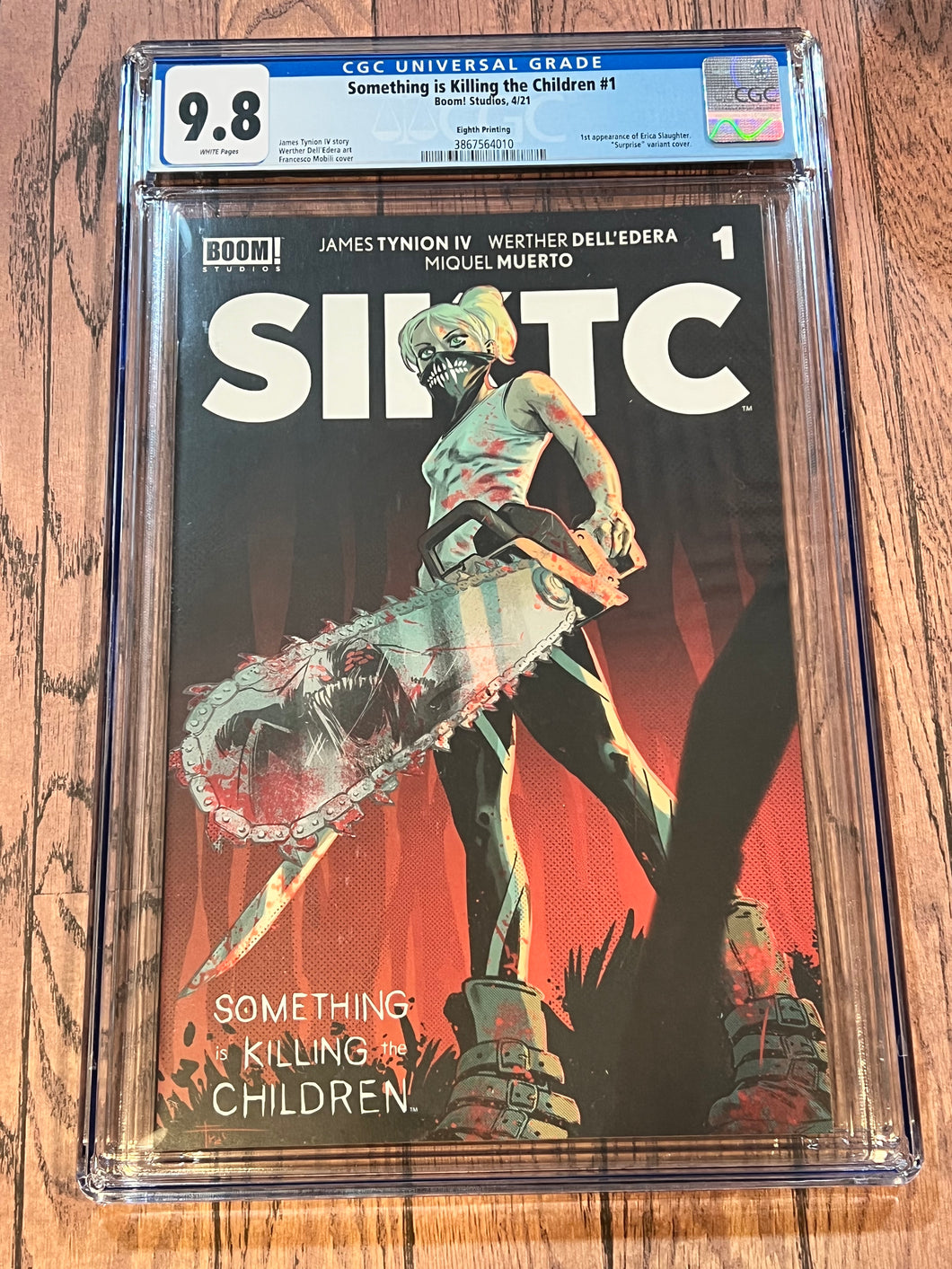 CGC 9.8 - SOMETHING IS KILLING THE CHILDREN #1 - 8th Print Variant