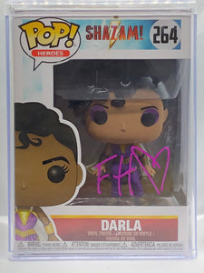 Darla (264) Shazam Funko Pop signed by Faithe Herman (2)