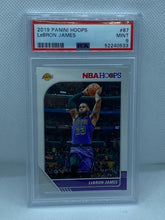 Load image into Gallery viewer, 2019-20 Panini Hoops Lebron James #87 PSA 9
