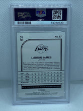 Load image into Gallery viewer, 2019-20 Panini Hoops Lebron James #87 PSA 9
