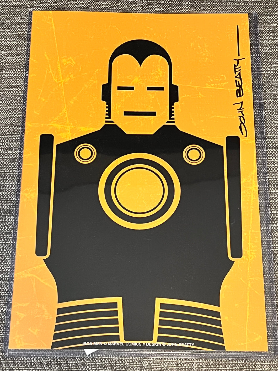 Iron-Man 11x17 Art Print signed by John Beatty