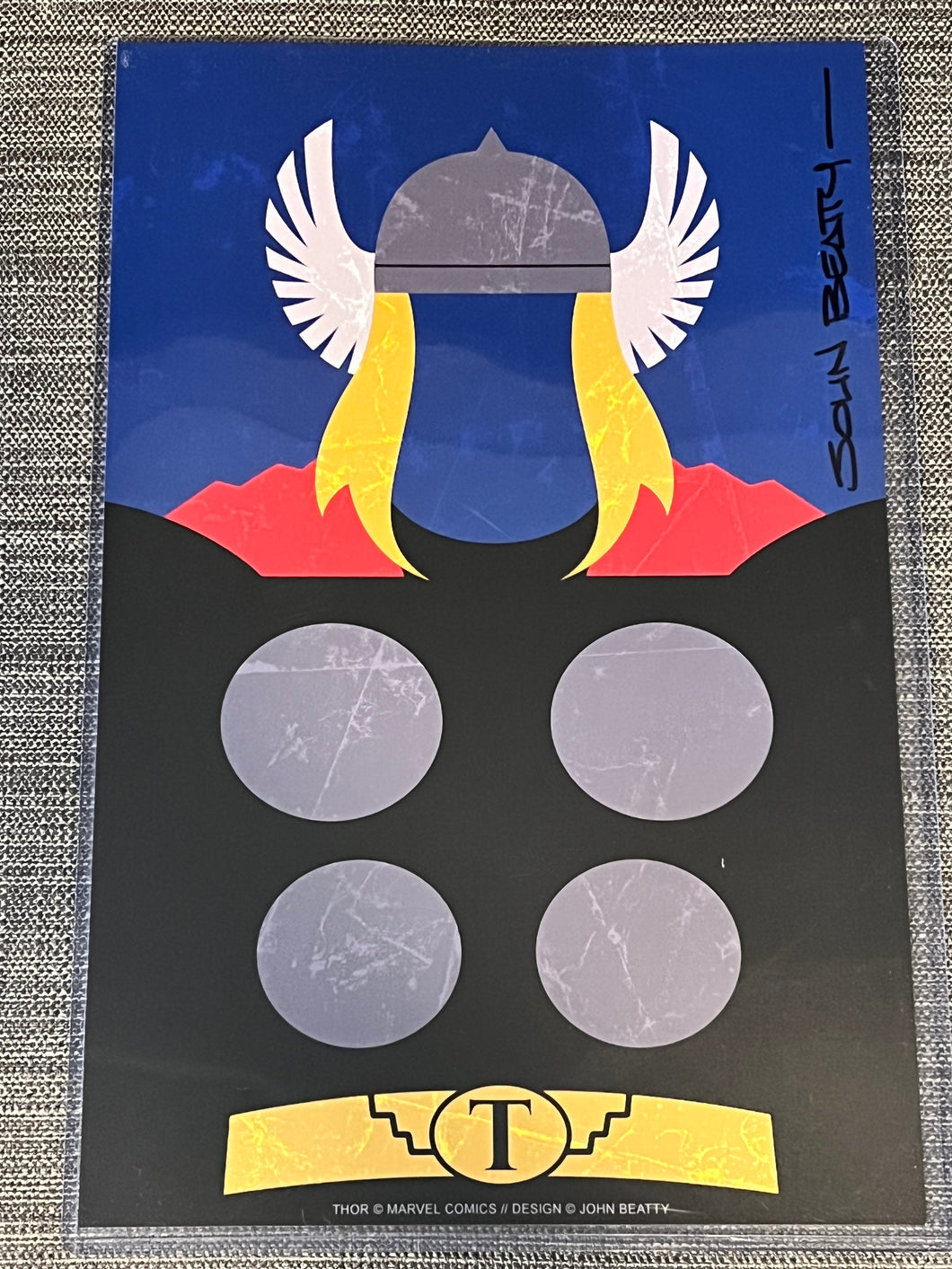 Thor 11x17 Art Print signed by John Beatty