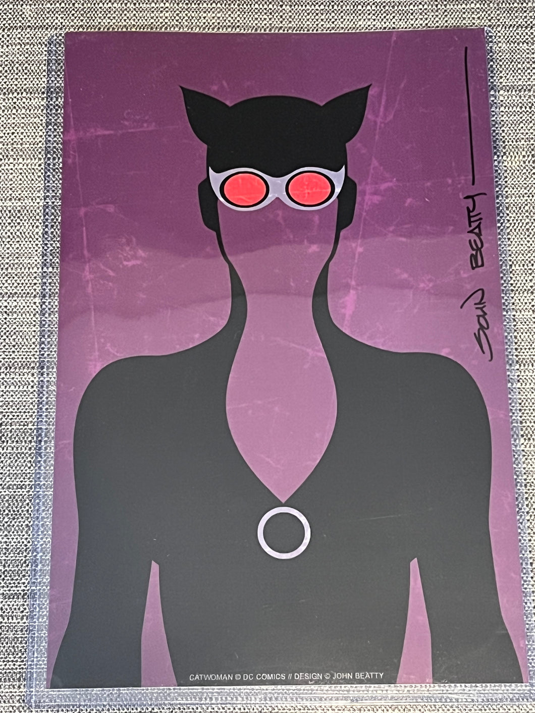 Catwoman 11x17 Art Print Signed by John Beatty