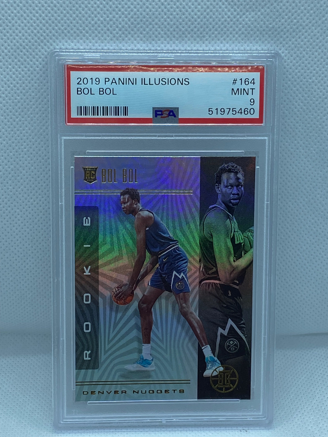 2019-20 Illusions BOL BOL Rookie RC #164 Denver Nuggets 460 PSA 9