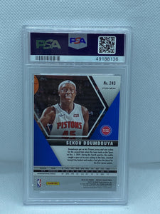 2019 Panini Mosaic "Mosaic" Sekou Doumbouya ROOKIE RC #243 PSA 9 MINT