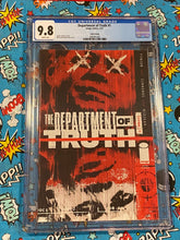 Load image into Gallery viewer, CGC 9.8~DEPARTMENT OF TRUTH #1 - 5th Print JFK Variant - James Tynion &amp; Martin Simmonds Story &amp; Art
