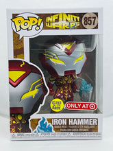 Load image into Gallery viewer, Iron Hammer 857 Infinity Warps GITD Target Exclusive Funko Pop
