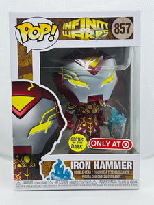 Iron Hammer 857 Infinity Warps GITD Target Exclusive Funko Pop