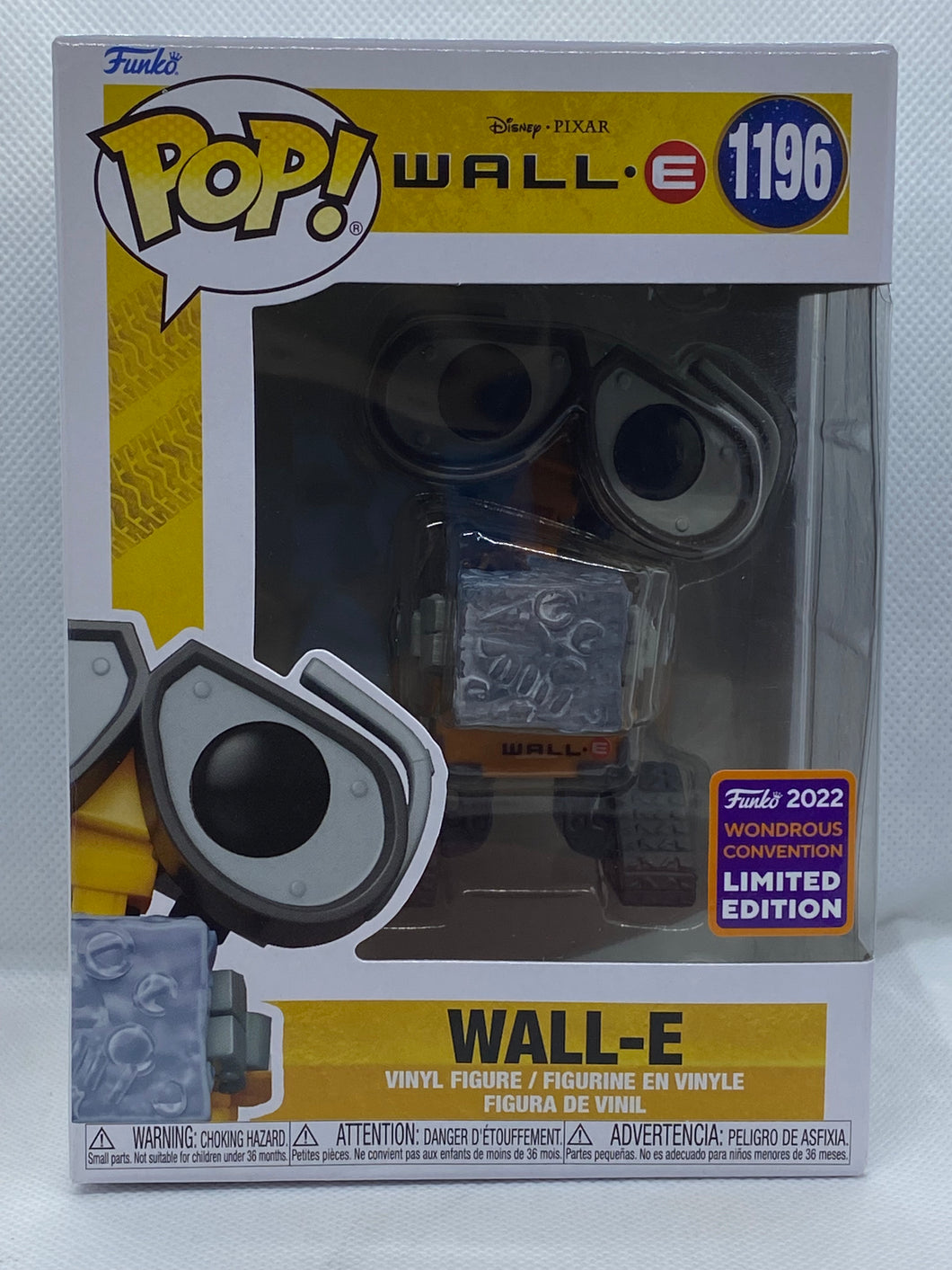 Wall-e 1196 Wall-e 2022 Wondrous Convention Limited Edition Funko Pop