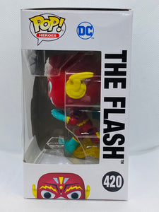 The Flash 420 Die De Los Funko Shop exclusive Funko Pop (minor box damage)