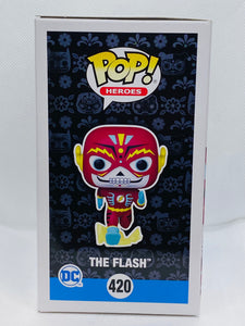The Flash 420 Die De Los Funko Shop exclusive Funko Pop (minor box damage)
