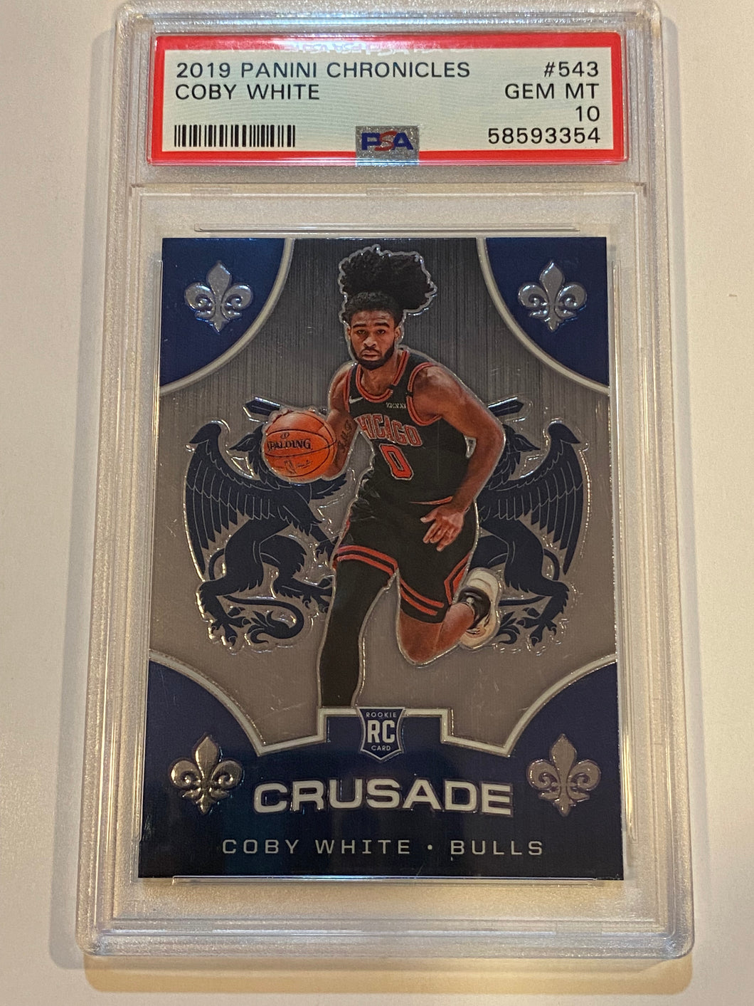 COBY WHITE 2019 Panini Chronicles Crusade Rookie PSA 10