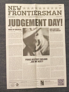 New Frontiersman Newspaper (Before Watchmen) – Promotional paper signed by Amanda Conner, Adam Hughes & J G Jones.