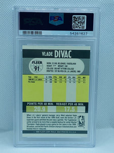 1990 fleer basketball Vlade Divac PSA 9