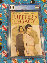 Load image into Gallery viewer, Jupiter&#39;s Legacy #1 Frank Quitely cover and art CGC 9.8 - now a netflix tv series
