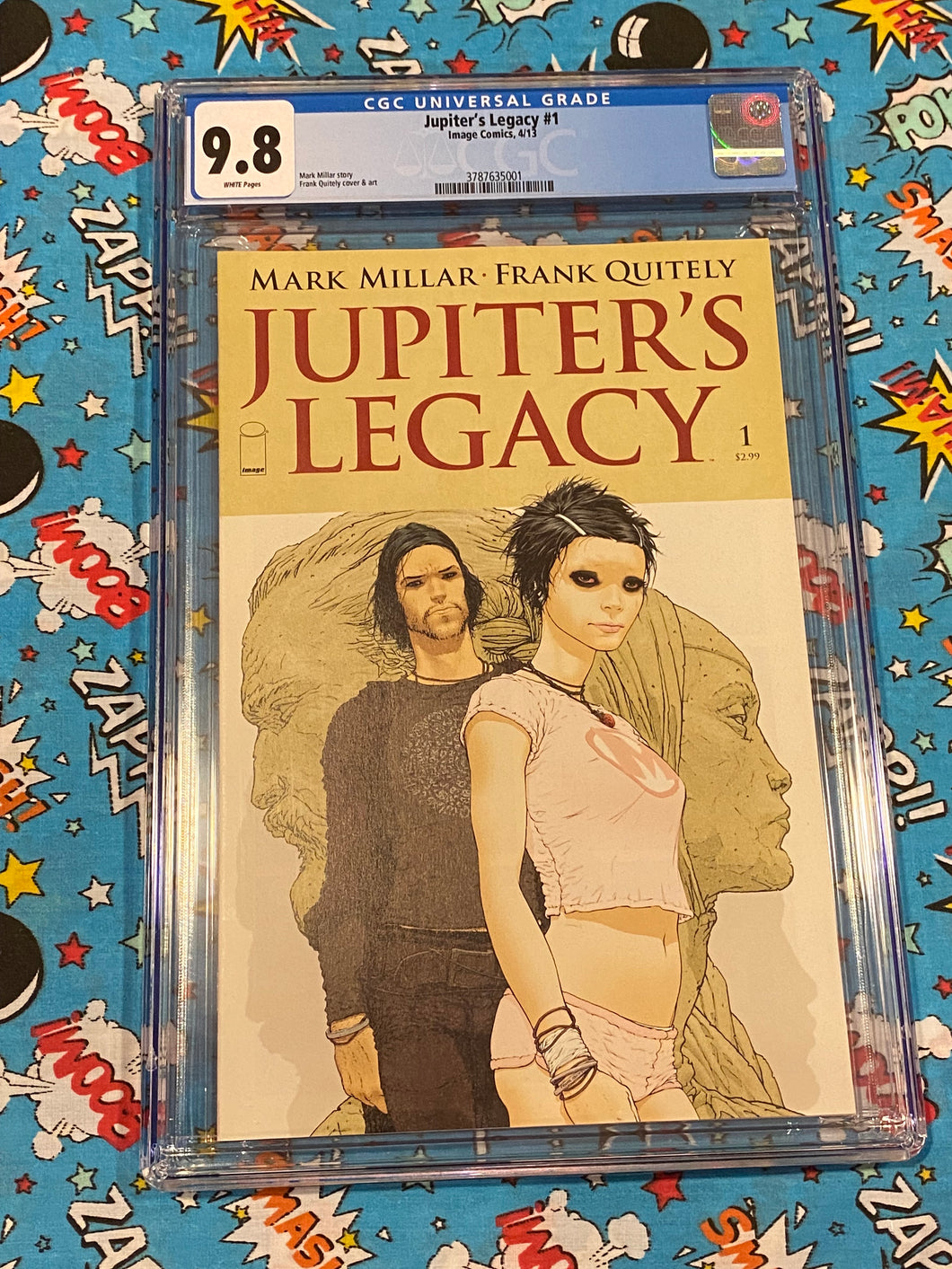 Jupiter's Legacy #1 Frank Quitely cover and art CGC 9.8 - now a netflix tv series