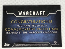 Load image into Gallery viewer, Warcraft - Lady Taria Wrynn (The Alliance) commemorative patch card
