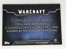 Load image into Gallery viewer, Warcraft - King Llane Wrynn (The Alliance) commemorative patch card

