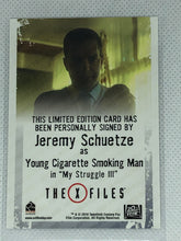 Load image into Gallery viewer, X Files - Jeremy Schuetze signed trading card
