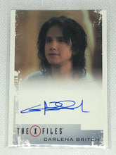Load image into Gallery viewer, X Files - Carlena Britch (Juliet 'La Avispa' Bocanegra) signed trading card
