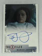 Load image into Gallery viewer, X Files - Sarah Jeffery (Brianna Stapleton) signed trading card
