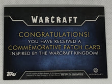Load image into Gallery viewer, Warcraft - Moroes (The Mages) commemorative patch card
