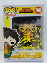 Load image into Gallery viewer, Overhaul 788 My Hero Academia Funko Pop signed by Kellen Goff (with inscription &amp; Character name)
