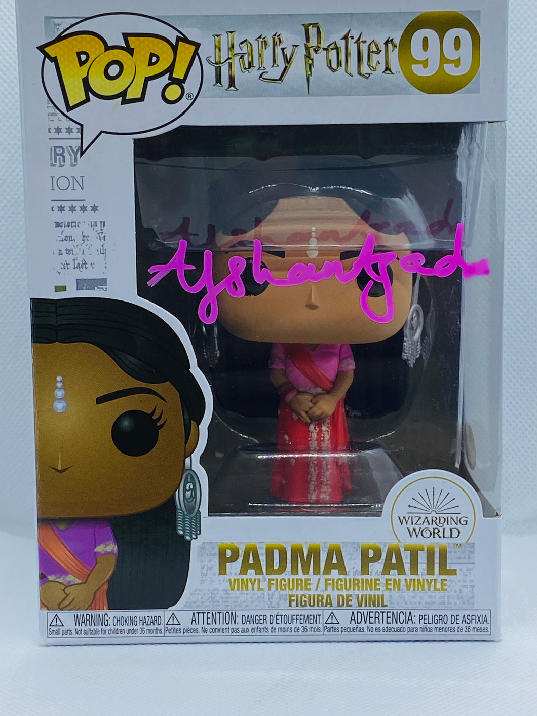 Padma Patil 99 Harry potter Funko Pop signed by Afshan Azad