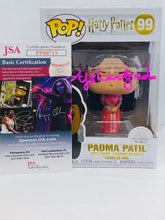 Load image into Gallery viewer, Padma Patil 99 Harry potter Funko Pop signed by Afshan Azad
