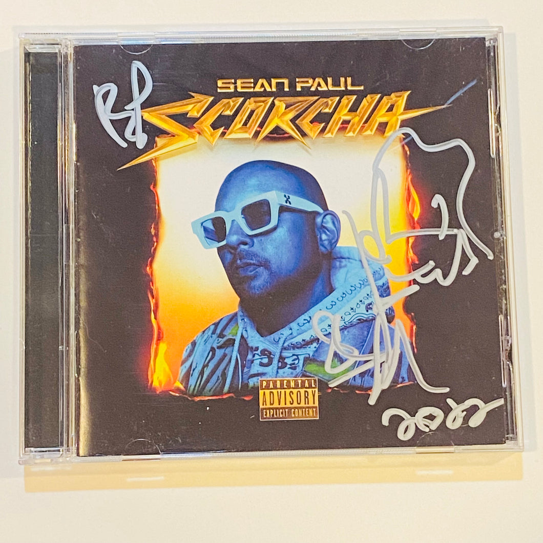 Sean Paul - Scorcha CD - Signed with sketch