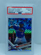 Load image into Gallery viewer, 2017 TOPPS CHROME UPDATE ANTHONY ALFORD #HMT93 RC ROOKIE XFRACTOR /99 PSA 9
